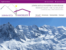 Tablet Screenshot of juliettecoimmobilier.com